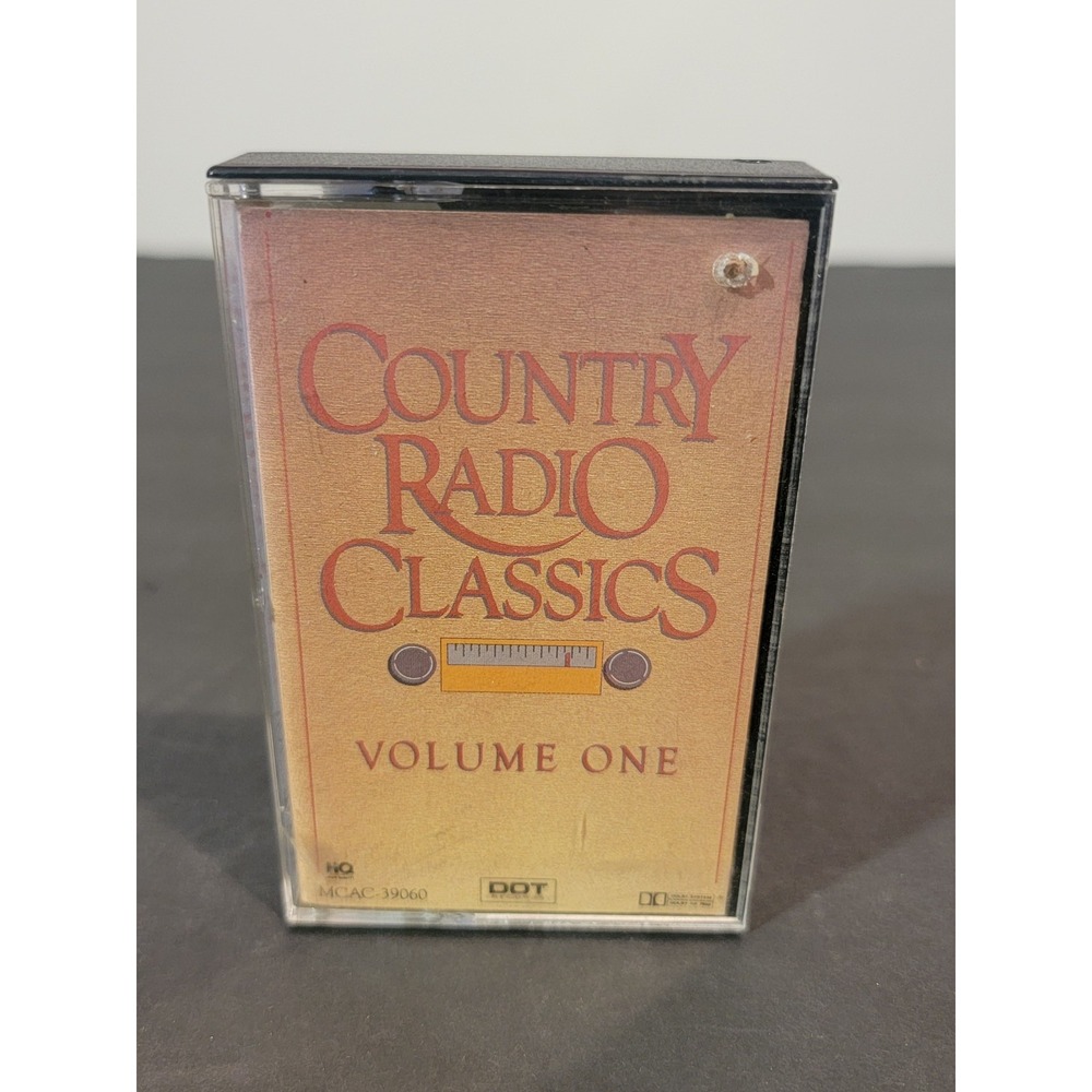 Country Radio Classics Volume One Cassette 1986 Dot Records MCAC-39060